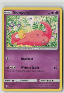 Slowpoke 005/012 Holo Promo McDonald's Promos 2018 Pokemon Lightly Played - Image 1