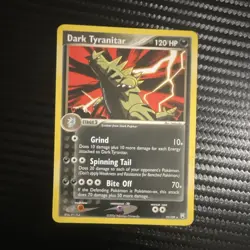 Dark Tyranitar 19/109 Team Rocket Returns Rare Regular EN 120HP - Image 1