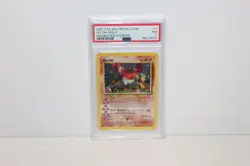 2001 Pokemon Neo Revelation - Double Holo Error Ho-Oh #7/64 PSA Graded 7 NM - Image 2