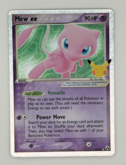 Mew ex 88/92 Celebrations: Classic Collection Holo Pokemon TCG - Image 1