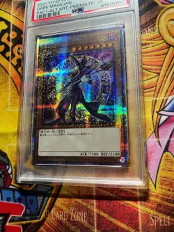 PSA 10 Dark Magician Alt Art Prismatic Secret Rare PAC1 JP004 Yu-Gi-Oh! - Image 3