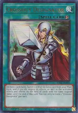 Yugioh! LP Crossout Designator - RA02-EN063 - Ultra Rare - 1st Edition Lightly P - Image 1