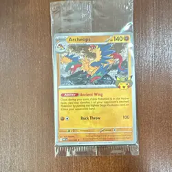 Sealed Archeops Pokemon Promo Card from Chicago Field Museum Special Exhibit - Image 1