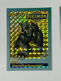 Rare Digimon Promo Foil Cards BlackWarGreymond ID #311 Flamedramon ID#238 1999 - Image 2