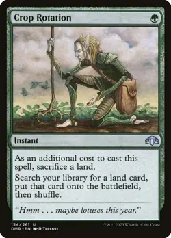 Crop Rotation MtG Dominaria Remastered Uncommon NM - Image 1