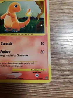 Pokemon Charmander TCG Stormfront Holo Card 101/100 Secret Rare MP - Image 4