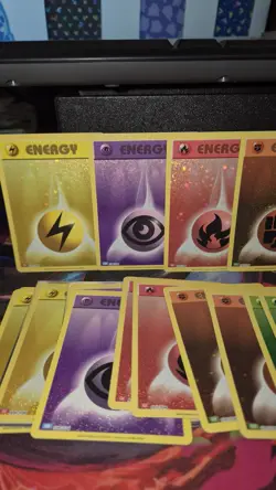 Pokemon TCG Holo Energy Cards From CLASSIC TRADING GAME - X4 Of Each Energy - Image 4