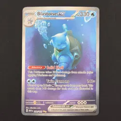 Pokemon TCG Card Blastoise 200/165 Scarlet & Violet 151 SIR Holo - NM - Image 1