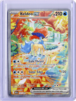Keldeo ex 167/086 SV White Flare Full Art Holo Pokemon Card NM/M PACK FRESH - Image 1