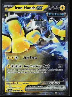 Iron Hands ex Holo Double Rare Prize Pack Series Cards 070/182 NM - Image 1