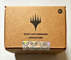 MTG Secret Lair Commander Deck: Goblin Storm - IN HAND & SEALED - Ready to ship! - Image 1