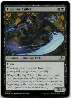 MTG Timeline Culler Edge of Eternities EOE #121 uncommon Foil NM - Image 1
