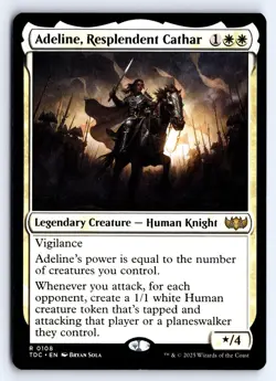 Adeline, Resplendent Cathar 108 Commander: Tarkir: Dragonstorm Magic NM - Image 1