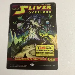Sliver Overlord (Showcase) 128 Special Guests Near Mint FOIL MTG - Image 1