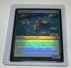 Wizards of the Coast MTG Turtle-Duck Foil Creature TLA Green Common C0200 EN - Image 1
