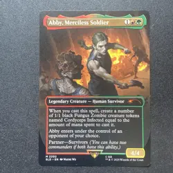 MTG Abby, Merciless Soldier (Rainbow Foil) Secret Lair x The Last of Us 2202 NM - Image 1