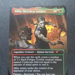 MTG Abby, Merciless Soldier (Rainbow Foil) Secret Lair x The Last of Us 2202 NM - Image 3