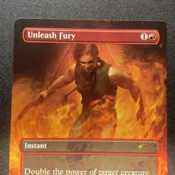 MTG Unleash Fury Secret Lair x The Last of Us 7050 NM - Image 3