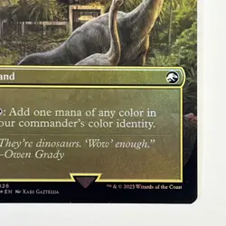 MTG Magic the Gathering REX Jurassic Park World Borderless Foil 26 Command Tower - Image 5