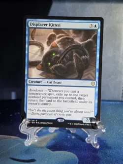 MTG Displacer Kitten Commander Legends: Battle for Baldur's Gate NM - Image 1