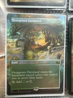 Overgrown Farmland (Borderless) Innistrad: Midnight Hunt Foil - Image 1