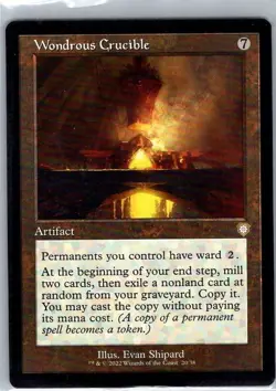 MTG - Wondrous Crucible Retro Frame - Dominaria Remastered - NM - Image 1