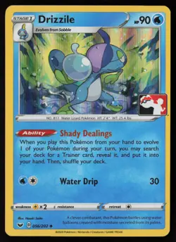Pokemon Drizzile 056/202 Prize Pack Series Cards Holo Pack Fresh - NM - Image 1