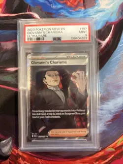 Pokemon 151 Giovanni’s Charisma SR 197/165 PSA 9 - Image 1
