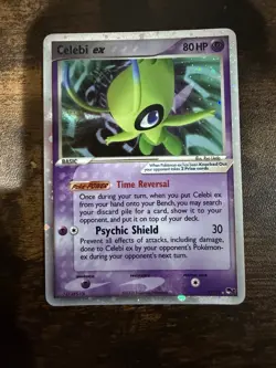 Pokemon TCG Celebi EX Pop Series 2 Card 17/17 - Image 1