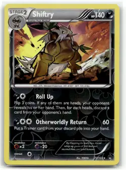 Shiftry 73/122 Rare BREAKpoint Pokemon Reverse Holo NM/M - Image 1