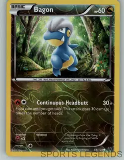 2015 pokemon Roaring Skies reverse holo Bagon 54/108 - Image 1