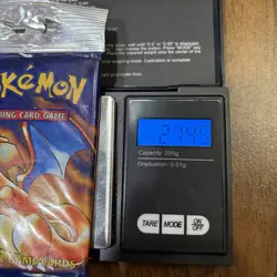 Pokemon Base Unlimited Booster Pack HEAVY 21.4g+ HoloU - Image 2