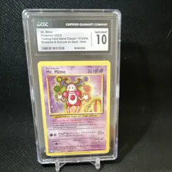Mr. Mime 013/034 Trading Card Game Classic Holo Rare CGC 10 - Image 1