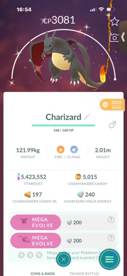 Pokemon Go Shiny Charmander evolution Line Bundle - Image 1