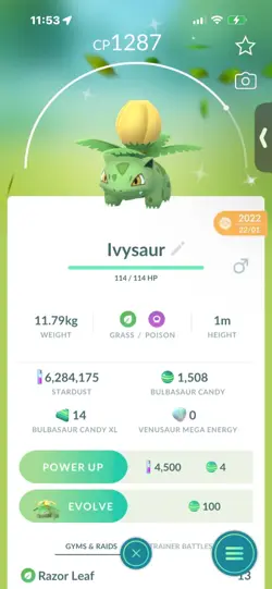 Pokemon Go Shiny Bulbasaur evolution Line Bundle - Image 2