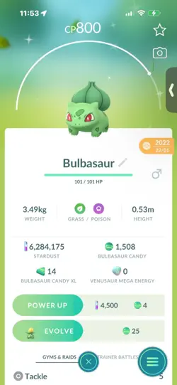 Pokemon Go Shiny Bulbasaur evolution Line Bundle - Image 3