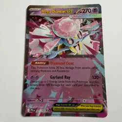 Pokemon TCG Mega Diancie ex 041/094 Phantasmal Flames Holo Double Rare NM - Image 1
