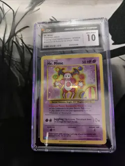 Pokemon TCG 2023 Classic Mr. Mime #013/034 Tag 10 Gem Mint - Image 3