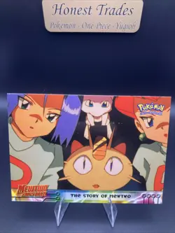 1998 Pokemon The First Movie #24 The Story of Mewtwo Blue Label - NM - Image 1