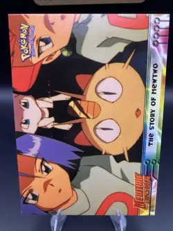 1998 Pokemon The First Movie #24 The Story of Mewtwo Blue Label - NM - Image 2