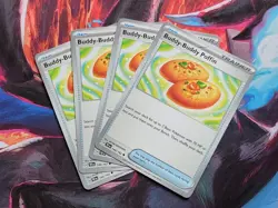 4x Buddy-Buddy Poffin 144/162 x4 Temporal Forces Pokemon TCG Playset - Image 1