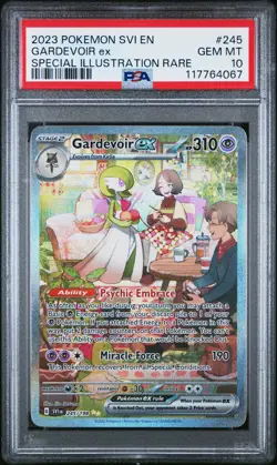 2023 POKEMON SVI EN-SCARLET & VIOLET #245 GARDEVOIR ex PSA GEM MT 10 - Image 1