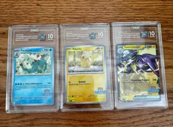 Pokemon TCG Illustration Contest 2024 TAG 10 Set Pikachu Feraligatr Toxtricity - Image 1