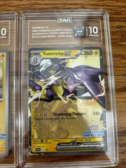 Pokemon TCG Illustration Contest 2024 TAG 10 Set Pikachu Feraligatr Toxtricity - Image 4