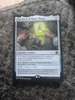 The Deck of Many Things MTG Adventures in the Forgotten Realms Afr 241 Magic NM - Image 1
