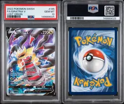 PSA 10 Gem Mint Giratina V #185 Pokemon TCG 2022 SWSH - Image 3