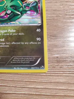 2013 Pokemon Black & White Legendary Treasures Rayquaza Holo #93/113 - Image 4