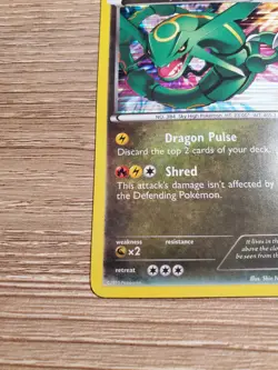2013 Pokemon Black & White Legendary Treasures Rayquaza Holo #93/113 - Image 5