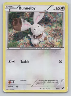 Pokemon TCG Bunnelby 010/012 McDonald's Promos 2014 Holo - Image 1