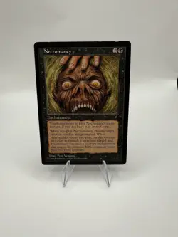 1 x Necromancy - Visions - Moderate Play - MTG - Image 1